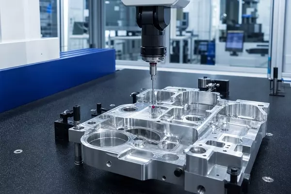 CMM inspection for CNC machined part